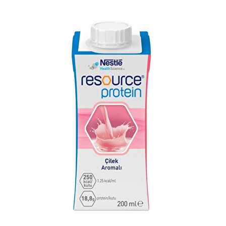 Nestle Resource Protein Çilek Aromalı 200 ML X 12 Adet