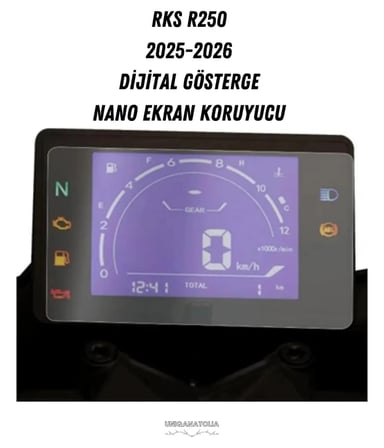 RKS R250 2025-2026 Dijital Gösterge Uyumlu Nano Ekran Koruyucu