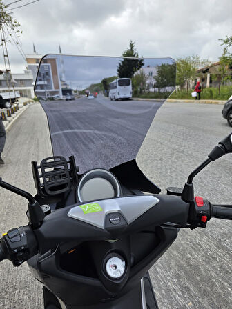 MOTOCAM Revolt RSX4 Siperlik Ön Cam 2022-2025 Model 78cm Füme Renkli 4mm UZUN CAM