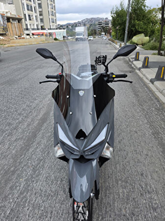 MOTOCAM Revolt RSX4 Siperlik Ön Cam 2022-2025 Model 78cm Şeffaf Renkli 4mm UZUN CAM