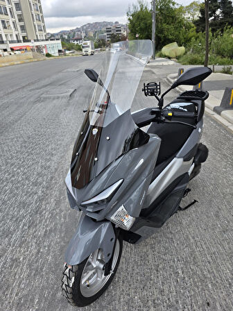 MOTOCAM Revolt RSX4 Siperlik Ön Cam 2022-2025 Model 78cm Şeffaf Renkli 4mm UZUN CAM