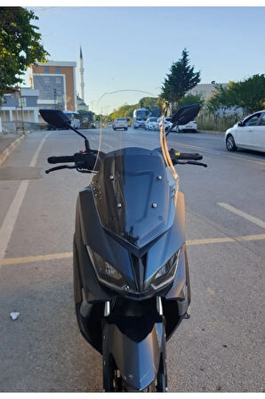 MOTOCAM Revolt RSX5 Siperlik Ön Cam 2022-2025 Model 65cm Şeffaf Renkli 4mm