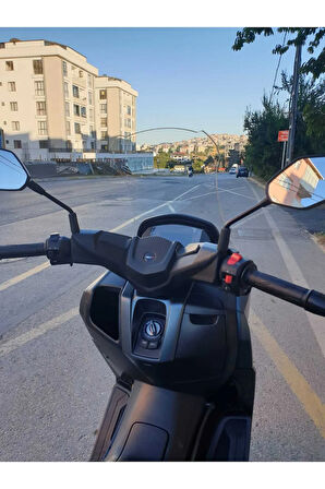 MOTOCAM Revolt RSX5 Siperlik Ön Cam 2022-2025 Model 65cm Şeffaf Renkli 4mm