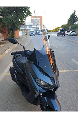 MOTOCAM Revolt RSX5 Siperlik Ön Cam 2022-2025 Model 78cm Şeffaf Renkli 4mm