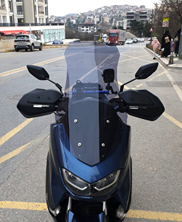 MOTOCAM Revolt RSX6 Siperlik Ön Cam 2021-2024 Model 72cm Füme Renkli 4mm UZUN CAM