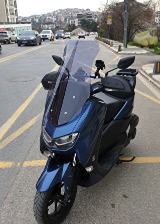 MOTOCAM Revolt RSX6 Siperlik Ön Cam 2021-2024 Model 72cm Füme Renkli 4mm UZUN CAM