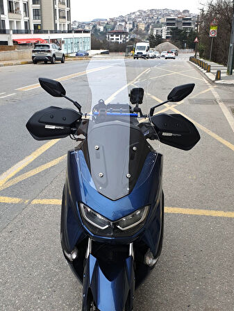 MOTOCAM Revolt RSX6 Siperlik Ön Cam 2021-2024 Model 72cm Şeffaf Renkli 4mm UZUN CAM