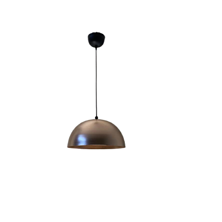 Rsylight Retro Bakır Metal Dekoratif Tekli Kafe Mutfak Aydınlatma Avize Çap:30 Cm