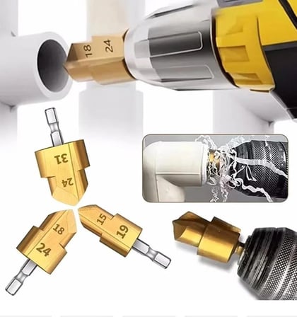 Plastik Boru Genişletme Havşa Seti 3 Parça 15-31 MM