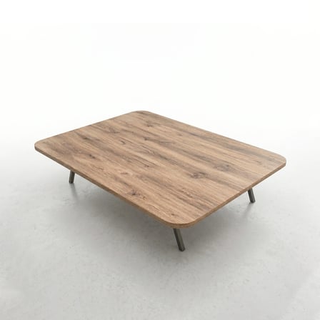 Ratemo Modern Ahşap Renk Katlanır Yer Sofrası – 119x89 cm Dev Boy (6-8 Kişilik)