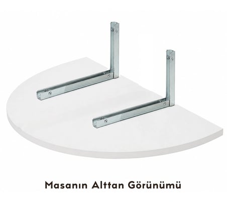 Montessori Katlanabilir Duvar Masası Çocuk Aktivite Masası | Açılır Kapanır Çalışma Masası | Kalem Boya Silinebilir Yüzey | 78 cm Beyaz Duvar Masası, Montessori Masa