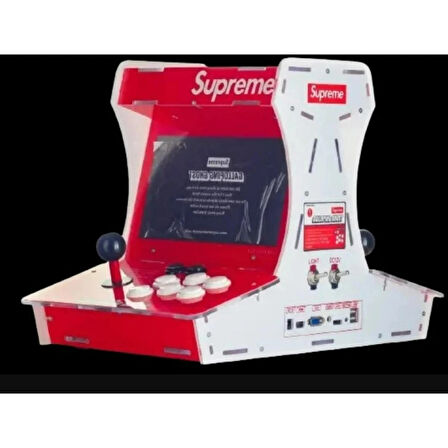 Ozmik SUPREME Çift Arcade Kol 10inç Çift Ekran 3000+ OYUNLU RETRO ARCADE ATARİ 