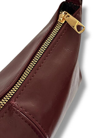 Aksesuaria Retro Bordo Baget Çanta