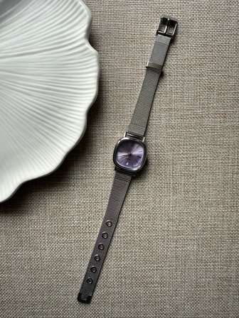 Retro Minimal Hasır Kordon Vintage Kadın Kol Saati