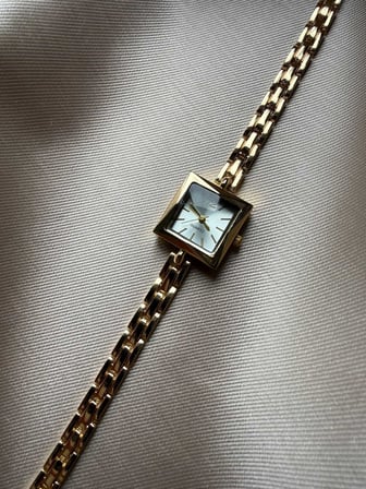 Retro Minimal Metal Kordon Vintage Kadın Kol Saati Kare