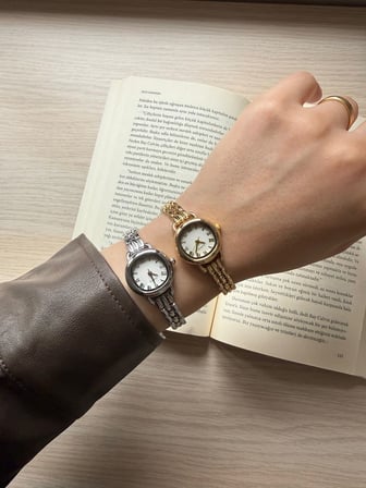 Retro Minimal Metal Kordon Vintage Kadın Kol Saati