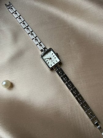 Retro Minimal Metal Kordon Vintage Kadın Kol Saati Kare