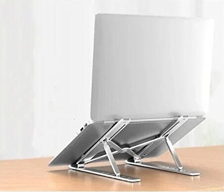  MacBook Air Uyumlu Alüminyum Katlanabilir Laptop Standı