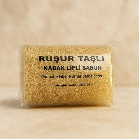 Doğal Ruşur Taşlı Kabak Lifli Sabun