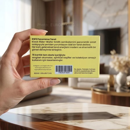 RWS Panorama Tarot Kartları – 78 Kart Türkçe Rehber Kitapçıklı Yatay Tarot Destesi