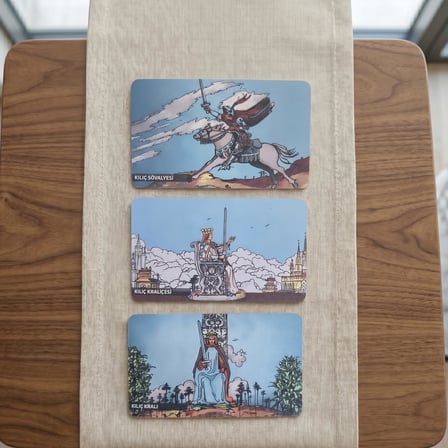 RWS Panorama Tarot Kartları – 78 Kart Türkçe Rehber Kitapçıklı Yatay Tarot Destesi