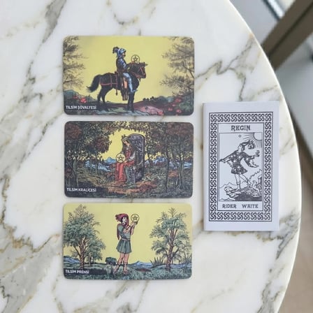 RWS Panorama Tarot Kartları – 78 Kart Türkçe Rehber Kitapçıklı Yatay Tarot Destesi