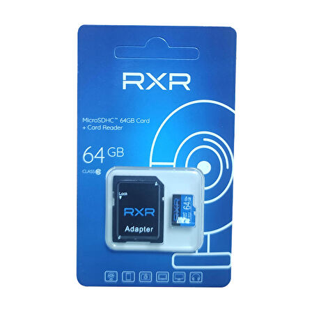 RXR 64GB SD Kart ve Adaptör