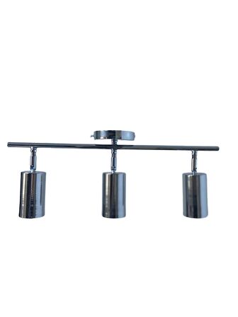 Rsylight Metal Modern 3 Lü Krom Kaplama Led Spot Avize Günışığı Ampullü