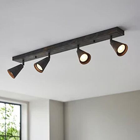 Rsylight Retro Metal Mafsallı Hareketli Modern Spot Avize Genişlik:60 cm