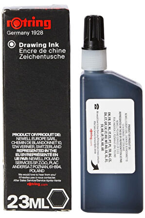 23 ml Drawing Isograph Siyah Mürekkep (2 Adet)
