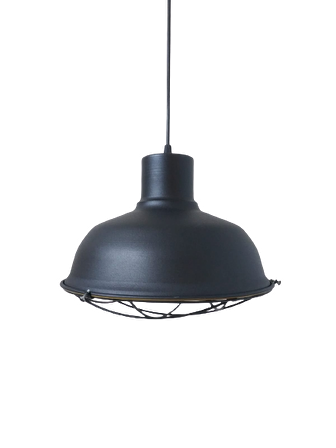 Rys Retro Metal Siyah Dekoratif Kafesli Siyah İçi Siyah Mutfak Avize Çap:30 cm