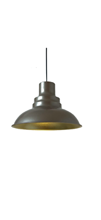 Rys Retro Metal Sedefli Kahve Dekoratif Rustik Metal Sarkıt Avize Çap:30 cm