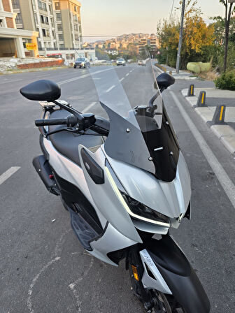 MOTOCAM RKS RZ 250 S Siperlik Ön Cam 2022-2025 Model 68cm Şeffaf Renkli 4mm UZUN CAM