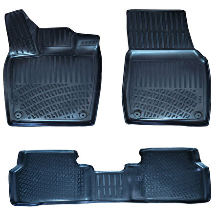 Rizline Volkswagen ID.7 2023 Ve Sonrası 3D Paspas ve ÜST Bagaj Havuzu Set