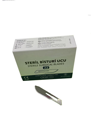 Bistüri Ucu No 22 (100 Adet)