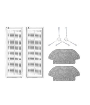 Xiaomi S10 (S10+ ve S10T Değil) Uyumlu Yedek Hepa Filtre Yan Fırça Mop-6 Parça