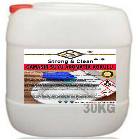 Çamaşır Suyu Aromatik Kokulu 30 Kg