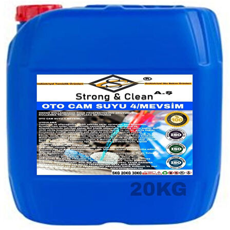 Oto Cam Suyu 20 Kg / 4 Mevsim