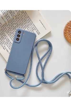 Samsung Galaxy S20 FE Telefon Kılıfı - Boyun Askılı İçi Kadife Lansman Yumuşak Silikon Kılıf