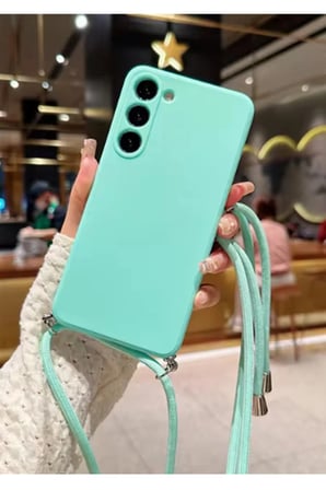 Samsung Galaxy S20 FE Telefon Kılıfı - Boyun Askılı İçi Kadife Lansman Yumuşak Silikon Kılıf