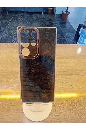 Samsung Galaxy S23 Ultra Uyumlu Mermer Desen Darbe Korumalı Premium Kapak
