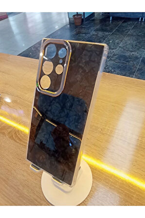Samsung Galaxy S23 Ultra Uyumlu Mermer Desen Darbe Korumalı Premium Kapak