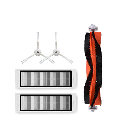 Roborock S50/S55 Uyumlu Yedek Fırça Filtre Seti-5 Parça