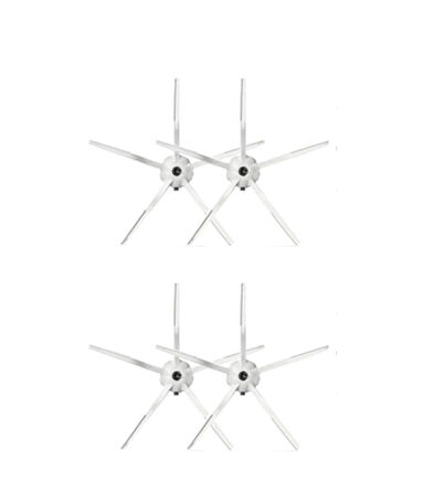 Roborock S7 Beyaz Uyumlu Yedek 4 Adet Beyaz Yan Fırça