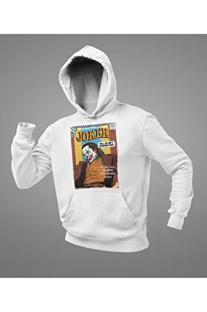 Joker Film Karakteri Baskılı Unisex Oversize Hoodie