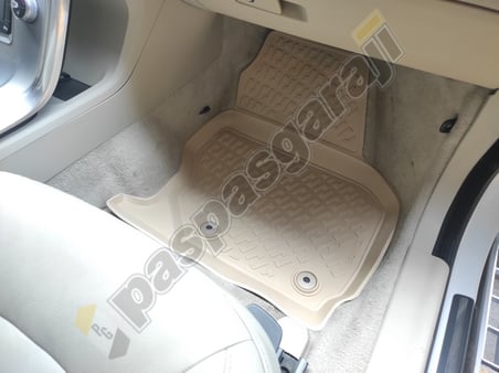 Paspasgaraji Volvo S80 Bej Havuzlu 3D Paspas, 2006-2016