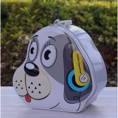 Eco Lounge Köpek Tasarımlı Kilitli Metal Kumbara 15x14x7,5 cm