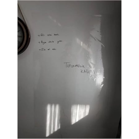 Eco Lounge Kendinden Yapışkanlı Şeffaf Yazı Tahtası Filmi 200x60 cm