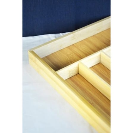 Eco Lounge Ahşap Kaşıklık 4 Bölmeli 25x32 cm Çekmece İçi Düzenleyici