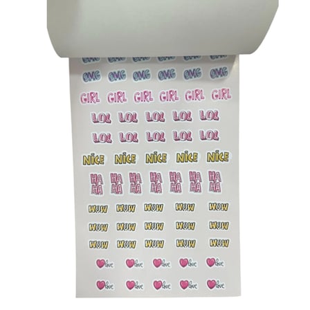 Eco Lounge 16 Yaprak 14 cm Motifli Sticker Defter Renkli